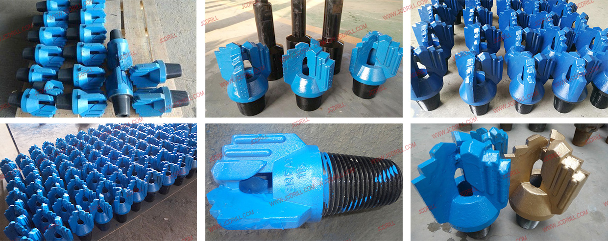 Water Well Drill Drag Bit With 2/3/4 Wings