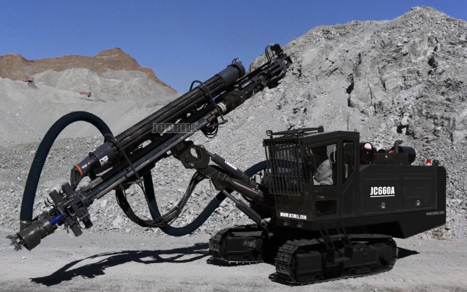 JCDRILL JC660A Интегрированная буровая установка для взрывных работ с погружным пневмоударом
