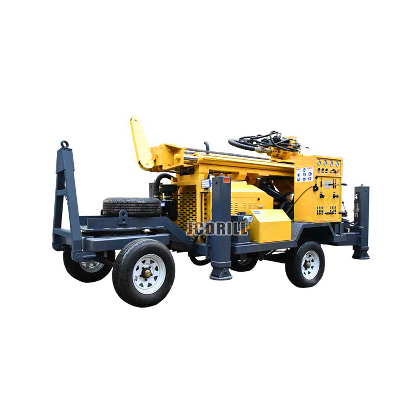 TWD180 Trailer Hydraulic Borehole Water Well Drilling Rig Machine