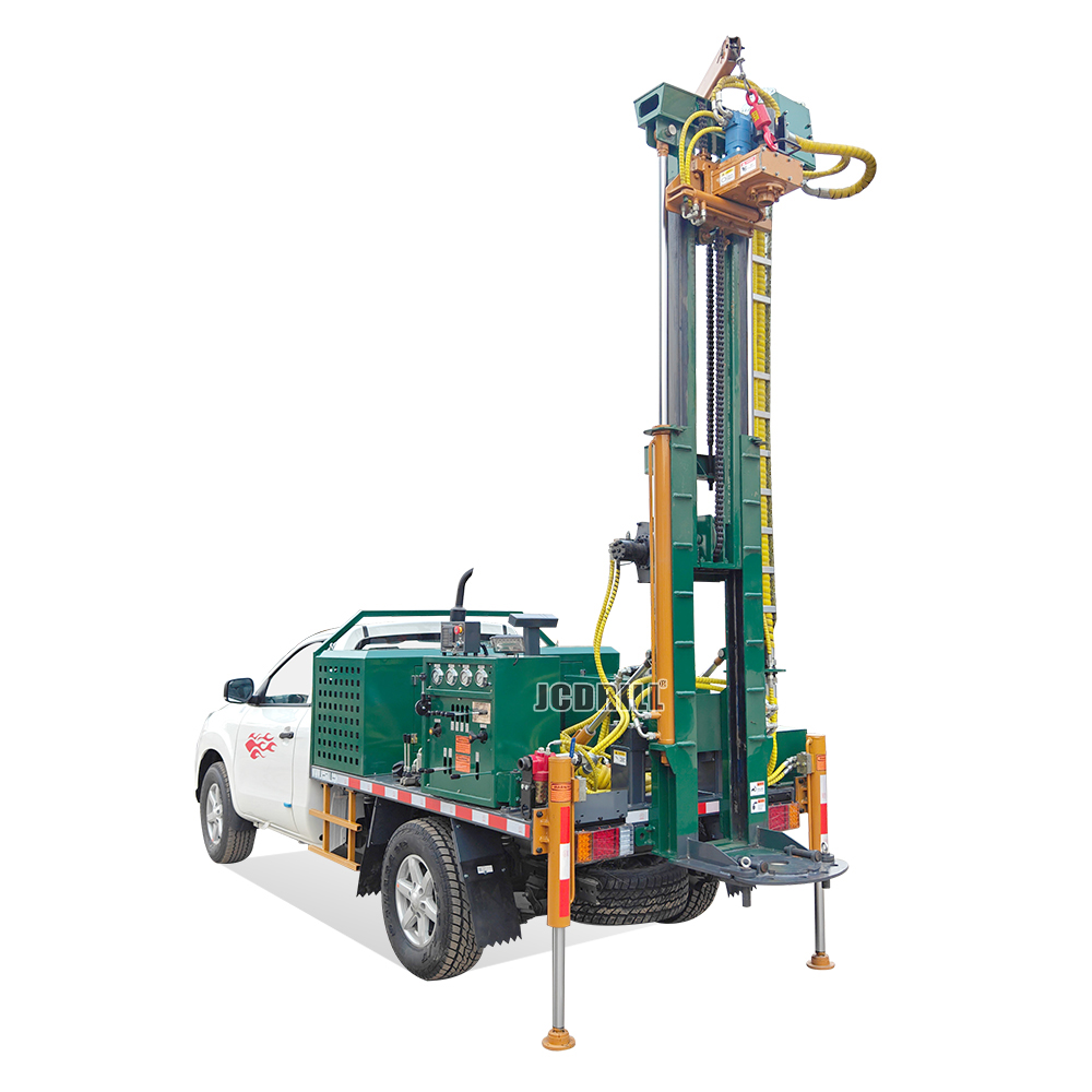 Гидравлическая буровая установка для отбора проб грунта JCD150A, разведочная буровая установка с шнековым бурением